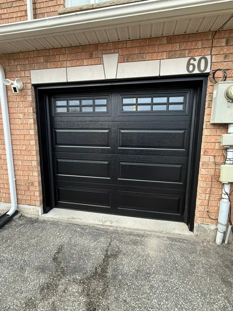 New insulated garage door install